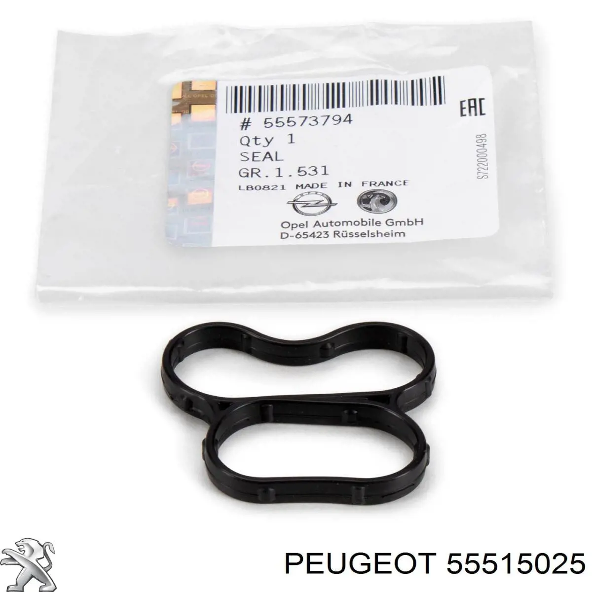Compre 55515025 Peugeot/Citroen Vedante de reguladora de tensão da cadeia do mecanismo de distribuição de gás