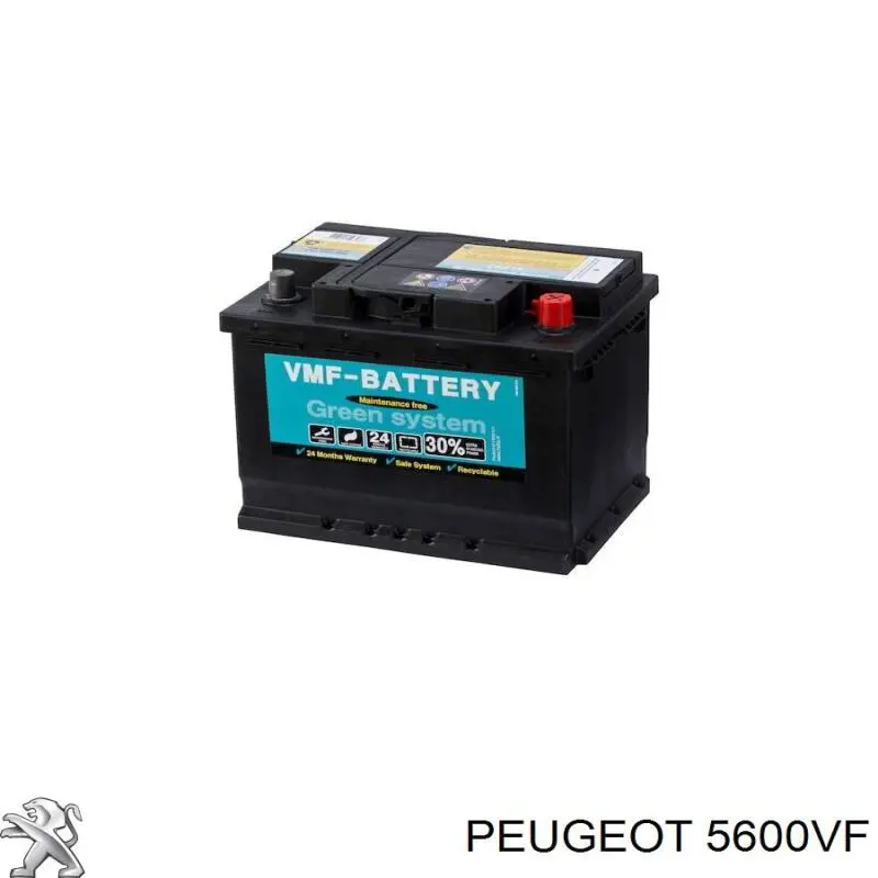 Bateria recarregável (PILHA) Peugeot/Citroen 5600VF preço, a partir de 188,99 USD