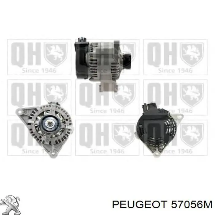 Gerador Peugeot/Citroen 57056M preço, a partir de 74,91 USD