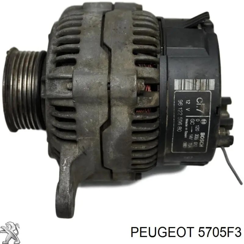 Gerador Peugeot/Citroen 5705F3 preço, a partir de 86,83 USD