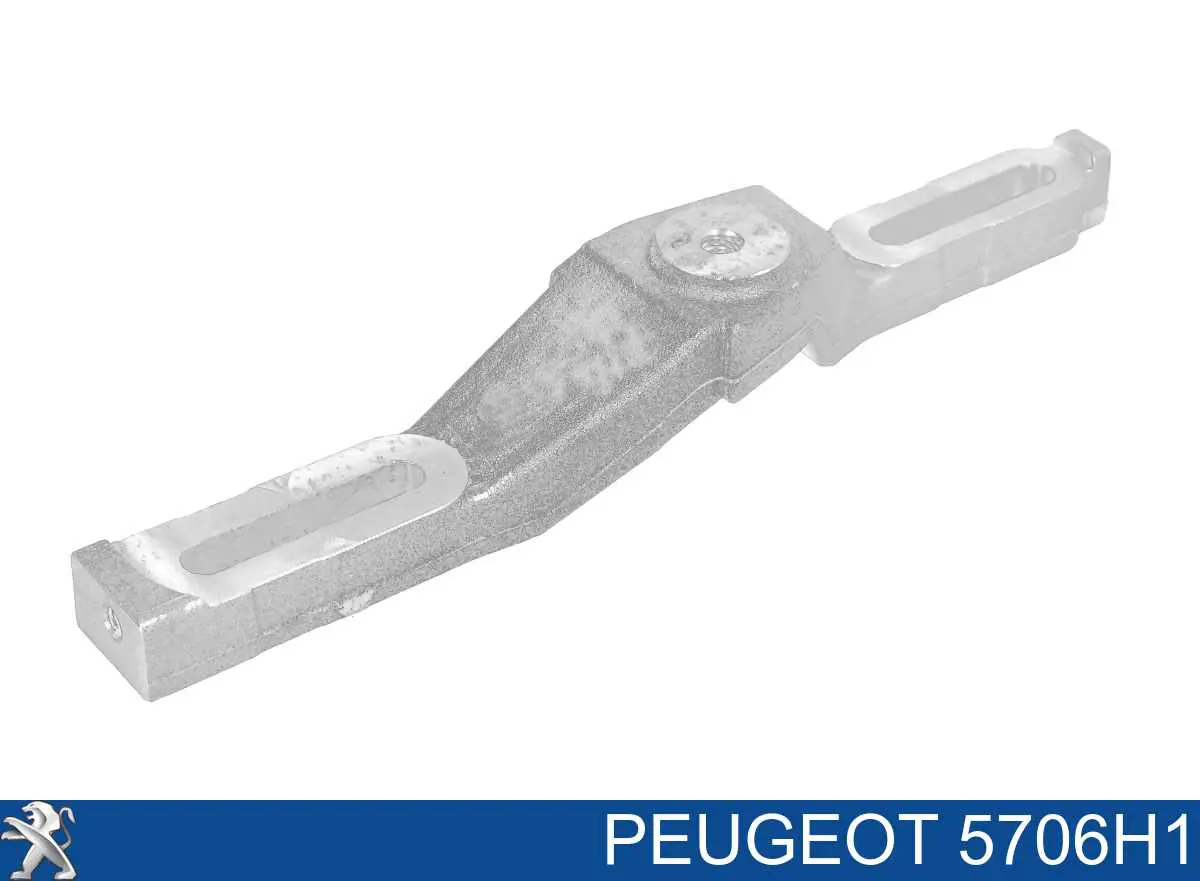5706H1 Peugeot/Citroen Consola do rolo parasita da correia de transmissão