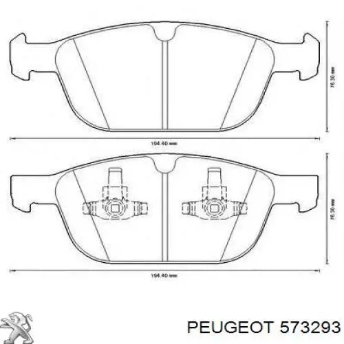  Peugeot/Citroen 573293 preço, a partir de 115,77 USD