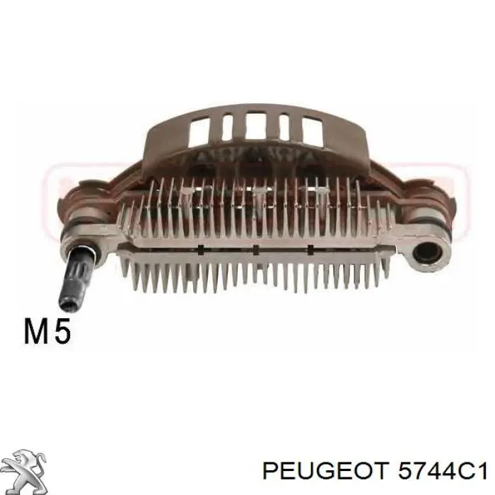 Compre 5744C1 Peugeot/Citroen Eixo de diodos do gerador