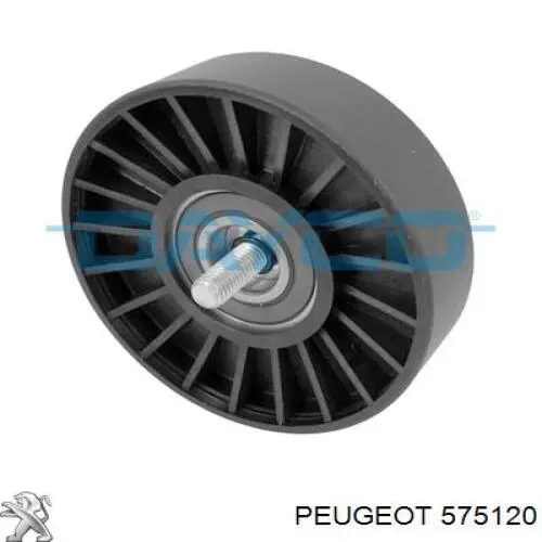 575120 Peugeot/Citroen Rolo parasita da correia de transmissão