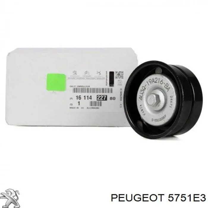Rolo de reguladora de tensão da correia de transmissão Peugeot/Citroen 1611422780 preço, a partir de 34,39 USD