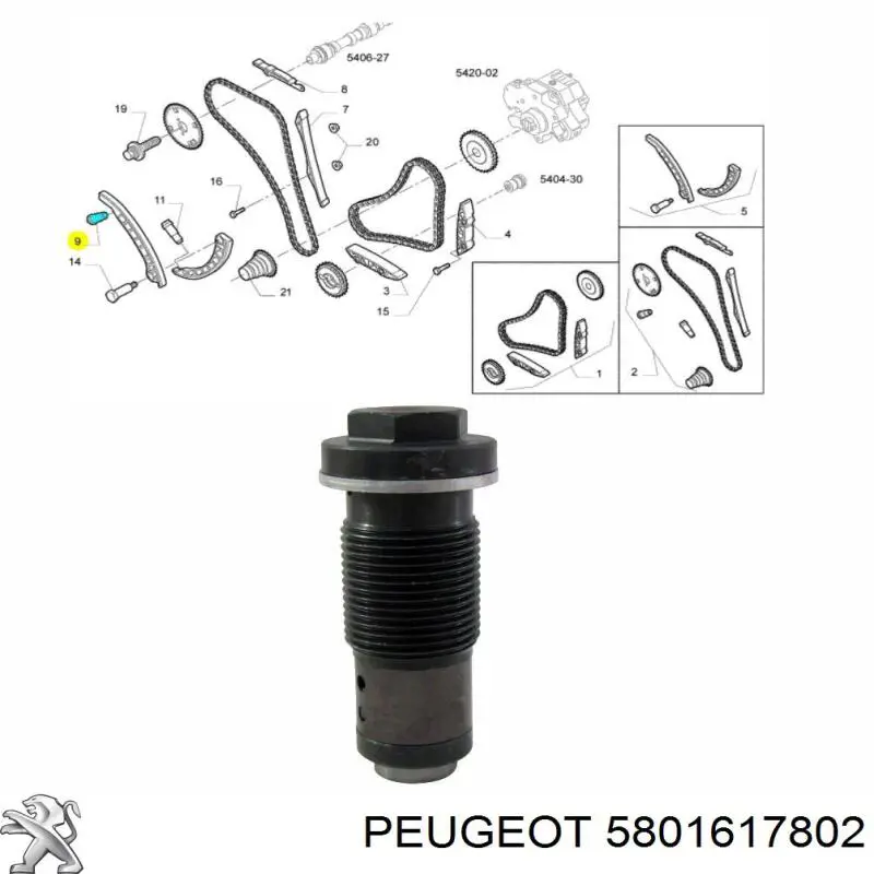 Reguladora de tensão da cadeia do mecanismo de distribuição de gás Fiat/Alfa/Lancia 5801617802 preço, a partir de 105,72 USD