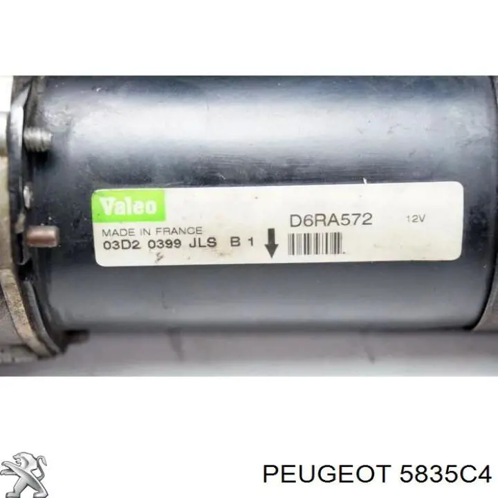 Roda-livre do motor de arranco Peugeot/Citroen 5835C4 preço, a partir de 153,46 USD