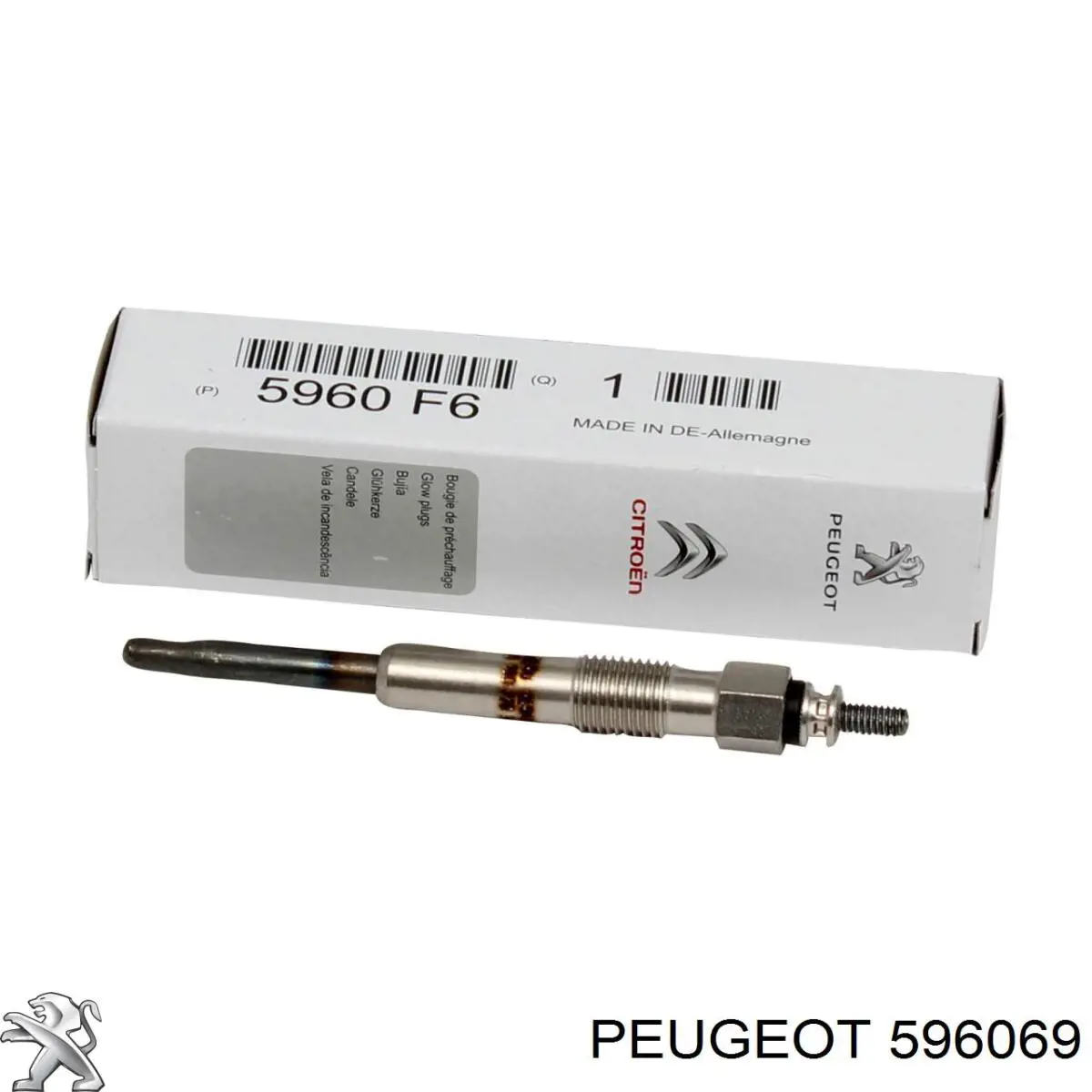Vela de incandescência Peugeot/Citroen 596069 preço, a partir de 9,53 USD