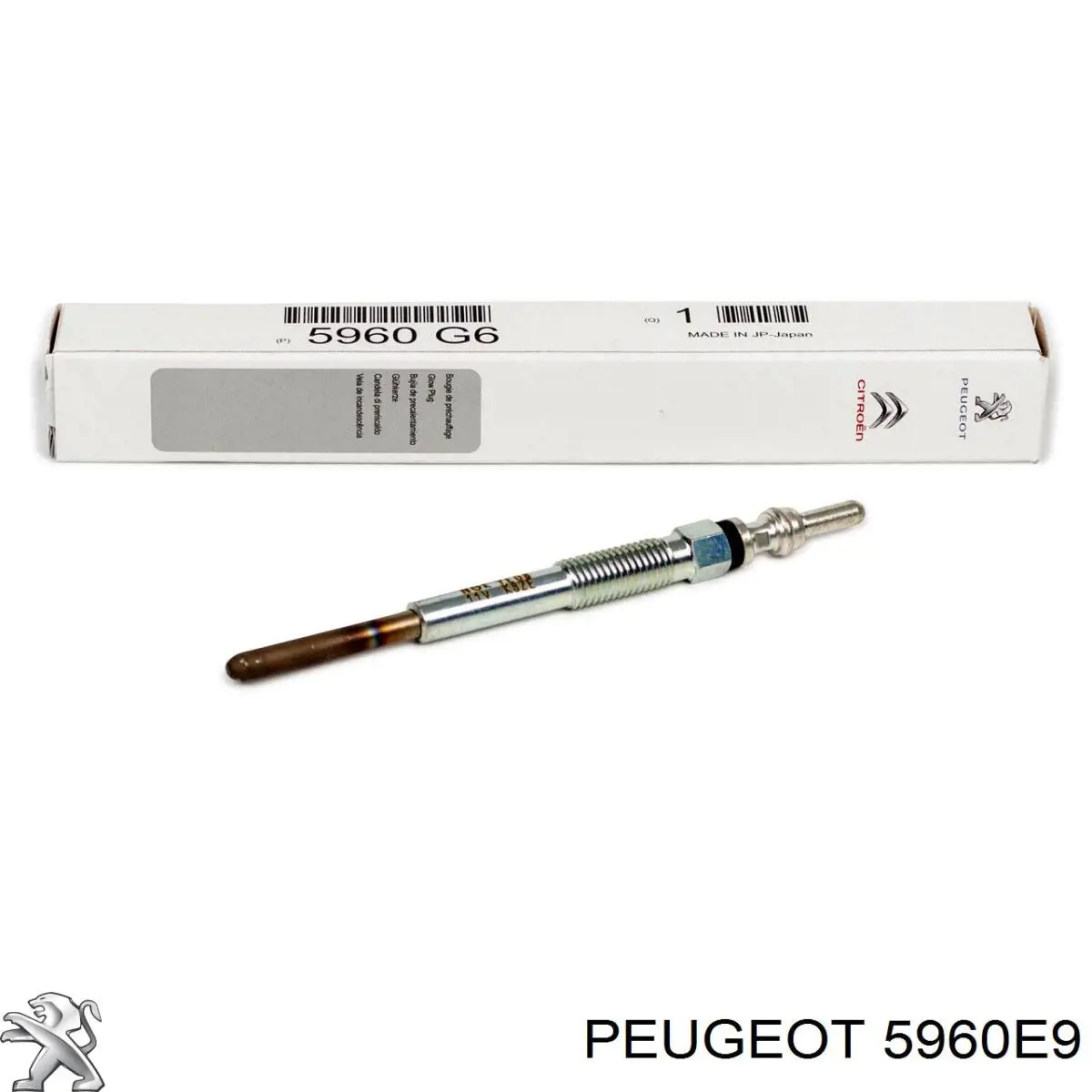 5960E9 Peugeot/Citroen Vela de incandescência