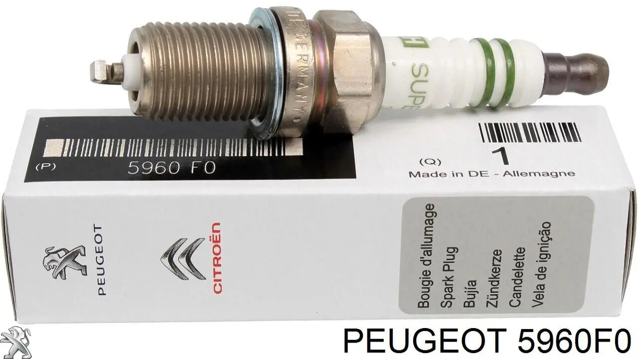 5960F0 Peugeot/Citroen Vela de ignição