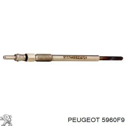 Vela de incandescência Peugeot/Citroen 5960F9 preço, a partir de 21,41 USD