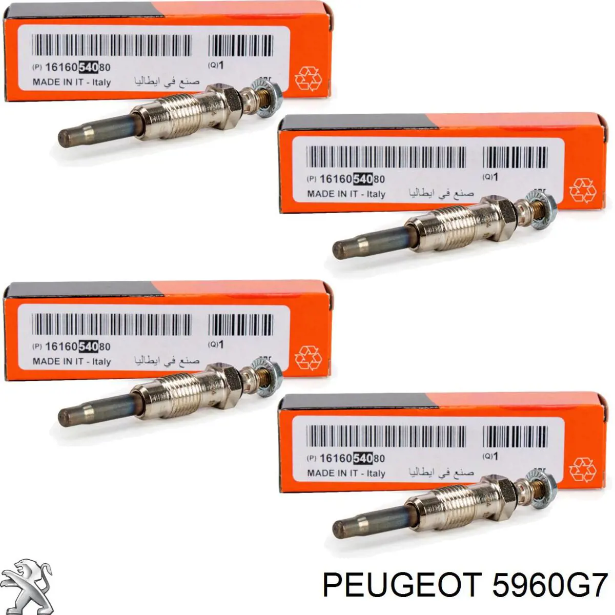 Vela de incandescência Peugeot/Citroen 5960G7 preço, a partir de 19,97 USD