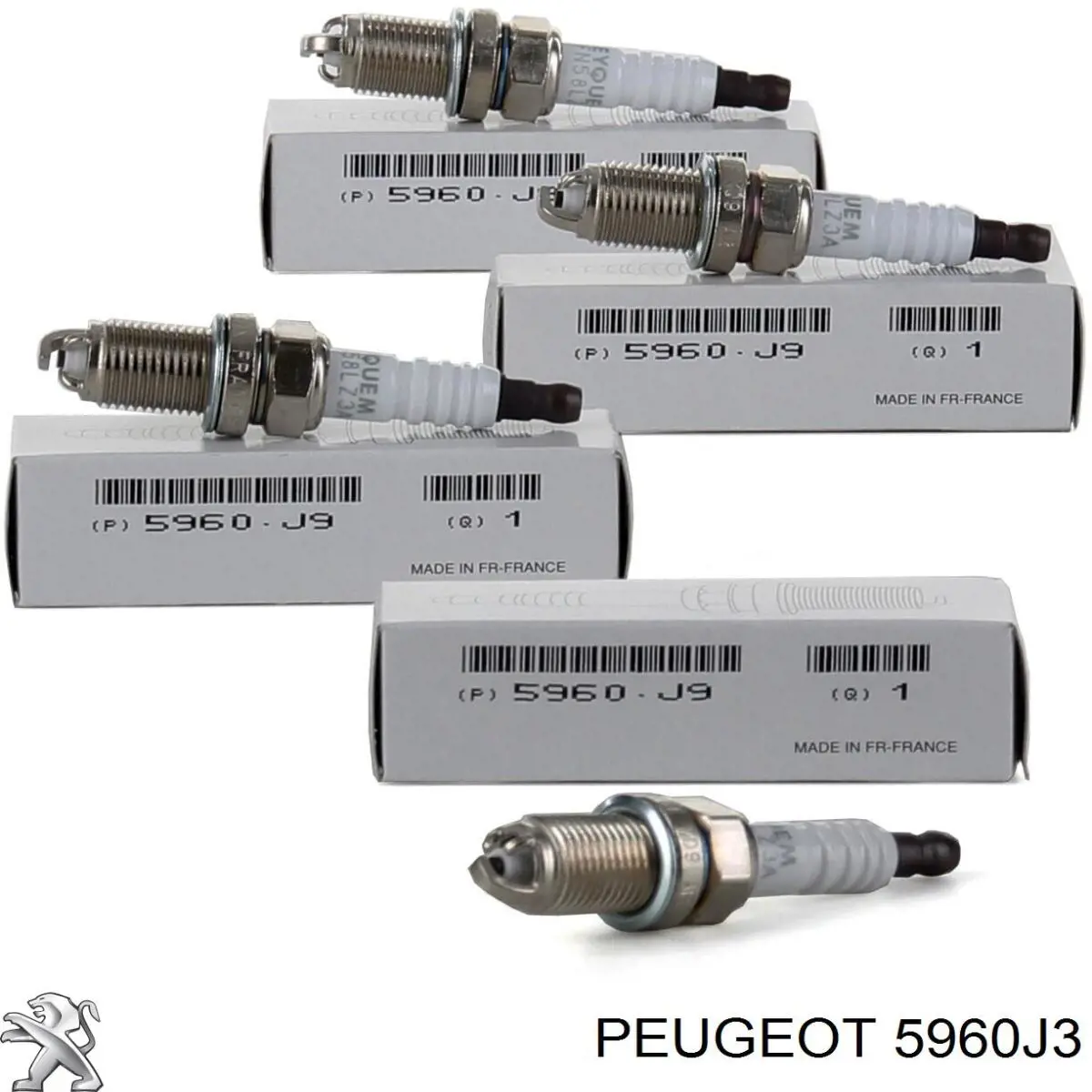 5960J3 Peugeot/Citroen Vela de ignição