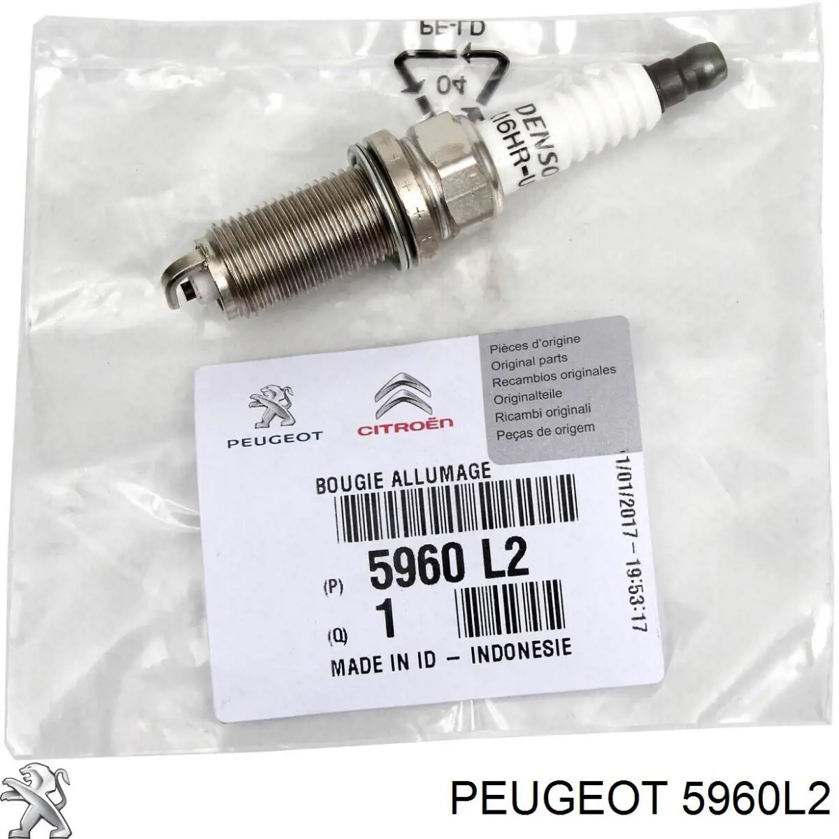 Vela de ignição Peugeot/Citroen 5960L2 preço, a partir de 9,79 USD