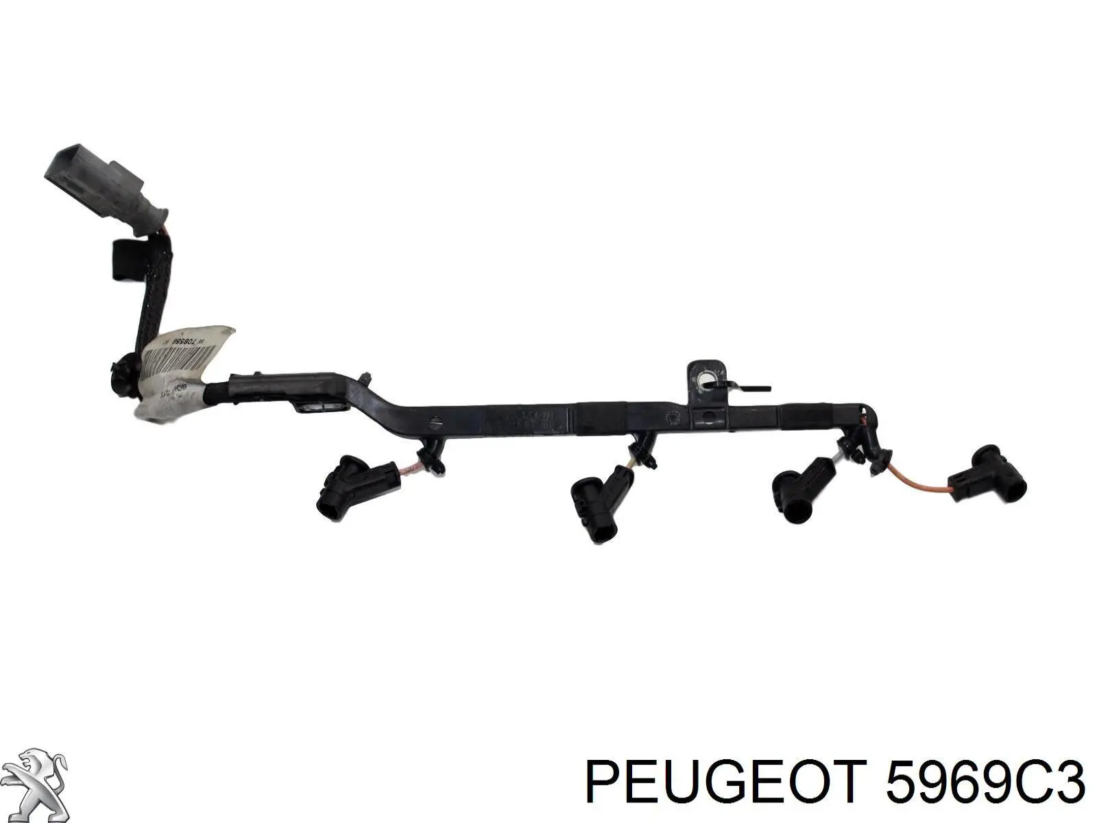 5969C3 Peugeot/Citroen Fio das velas de incandescência