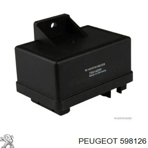 Compre 598126 Peugeot/Citroen Relê das velas de incandescência
