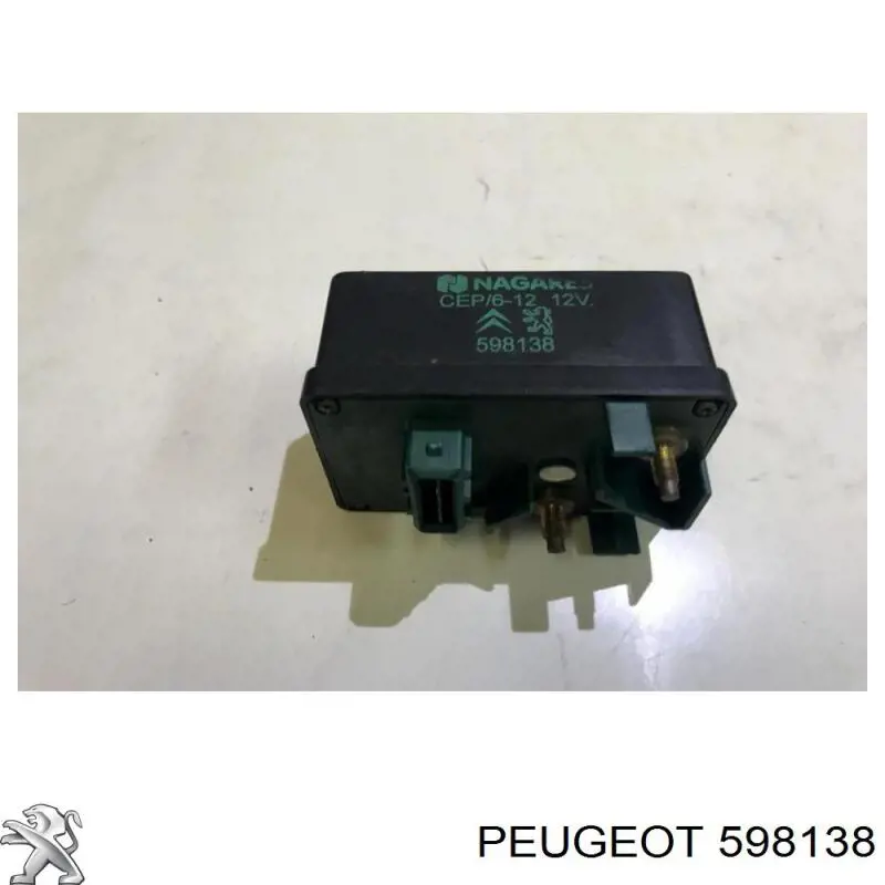 Compre 598138 Peugeot/Citroen Relê das velas de incandescência