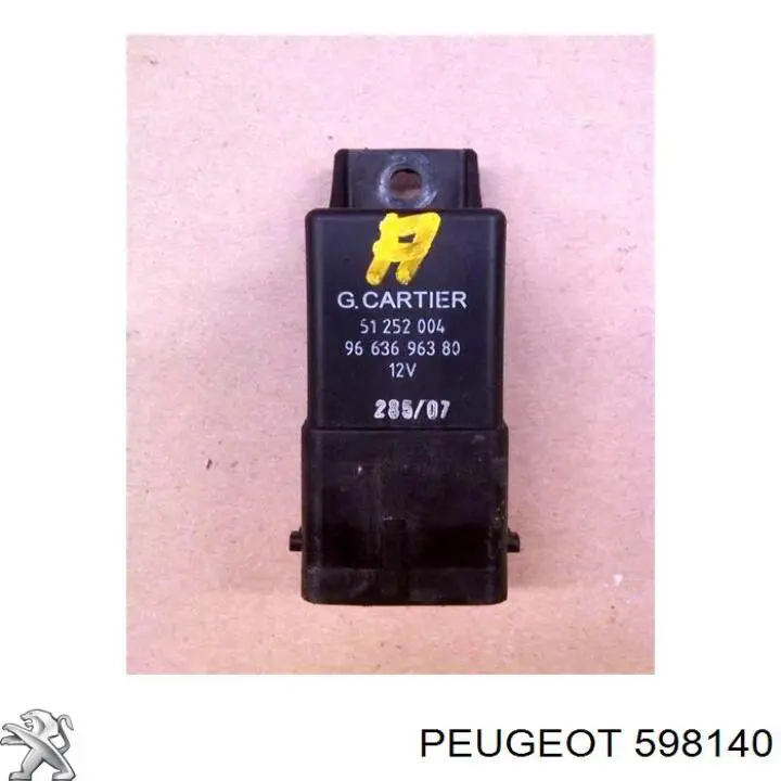 Relê das velas de incandescência Peugeot/Citroen 598140 preço, a partir de 45,97 USD