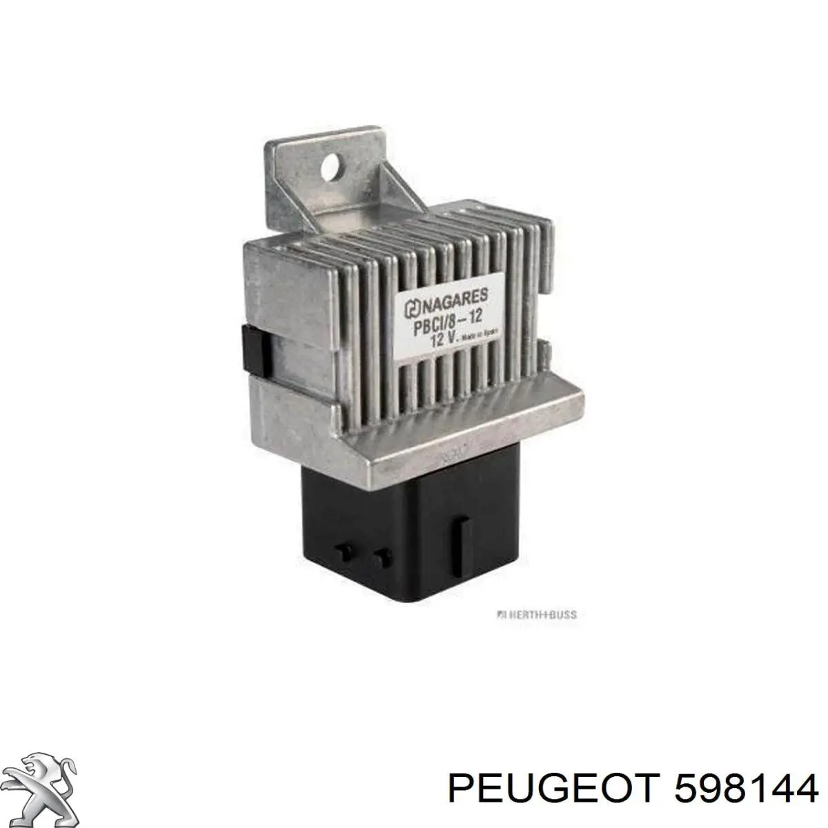 Compre 598144 Peugeot/Citroen Relê das velas de incandescência