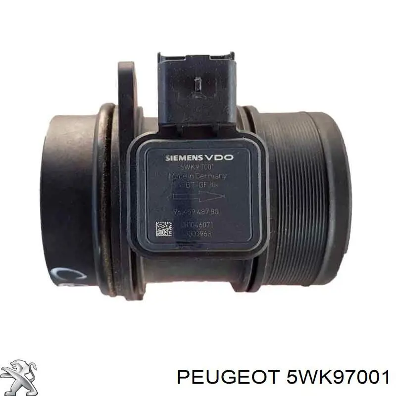 5WK97001 Peugeot/Citroen Sensor de fluxo (consumo) de ar, medidor de consumo M.A.F. - (Mass Airflow)