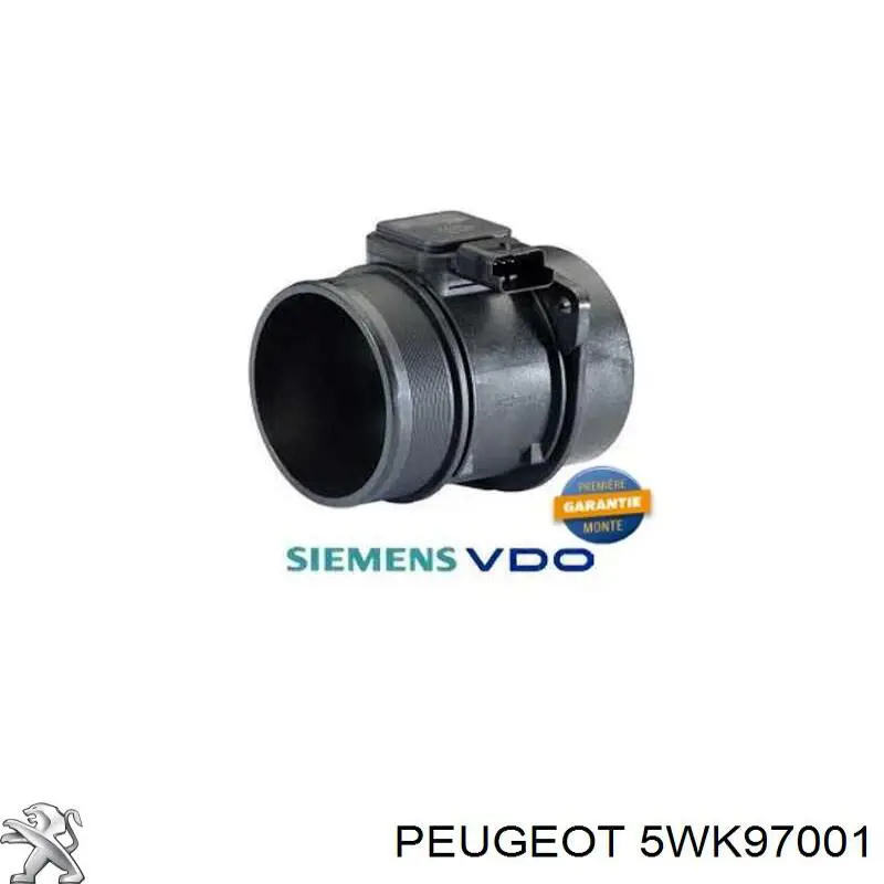 Sensor de fluxo (consumo) de ar, medidor de consumo M.A.F. - (Mass Airflow) Peugeot/Citroen 5WK97001 preço, a partir de 76,32 USD