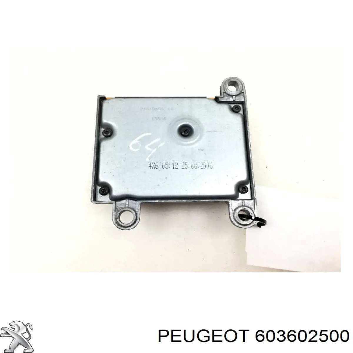 Módulo processador de controlo da bolsa de ar (Centralina eletrônica AIRBAG) Peugeot/Citroen 603602500