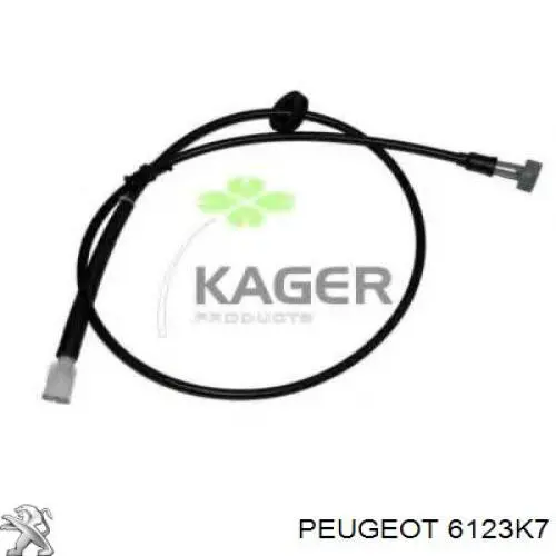 Compre 6123K7 Peugeot/Citroen Cabo de acionamento de velocímetro