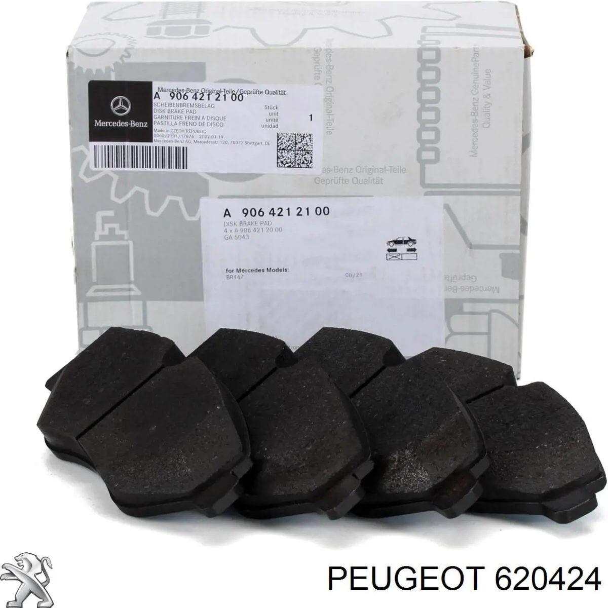 Luz esquerda para Peugeot 505  551A