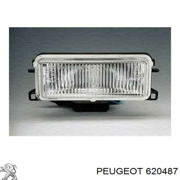 620487 Peugeot/Citroen Luzes de nevoeiro esquerdas/direitas