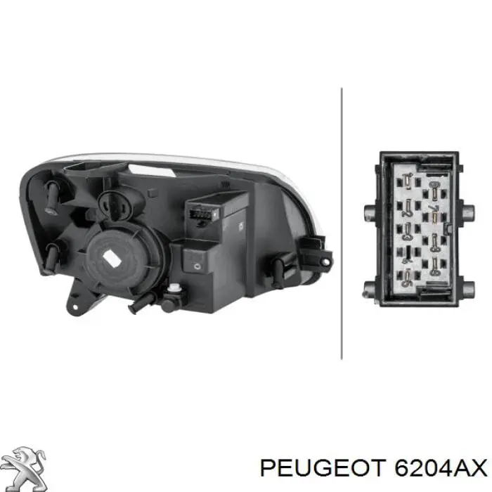 Luz esquerda Peugeot/Citroen 6204AX preço, a partir de 90,45 USD
