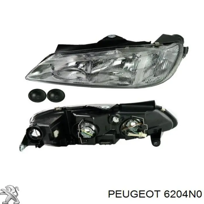 Luz esquerda Peugeot/Citroen 6204N0 preço, a partir de 72,96 USD
