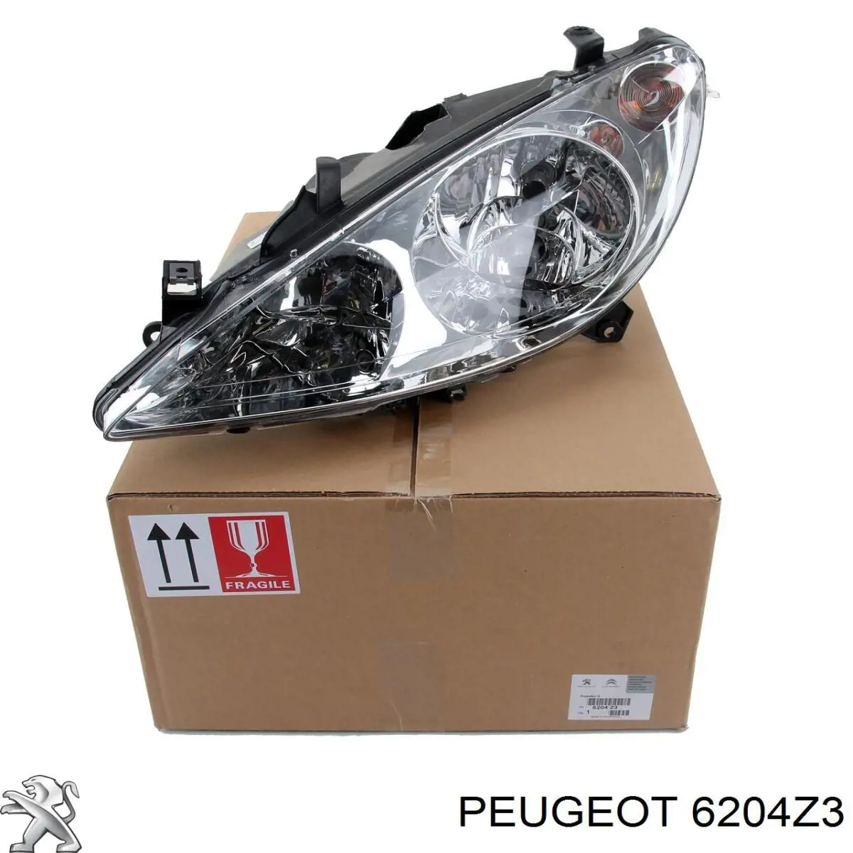 Luz esquerda Peugeot/Citroen 6204Z3 preço, a partir de 122,09 USD