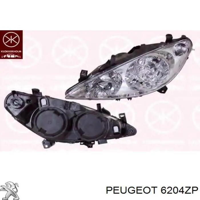 Compre 6204ZP Peugeot/Citroen Luz esquerda