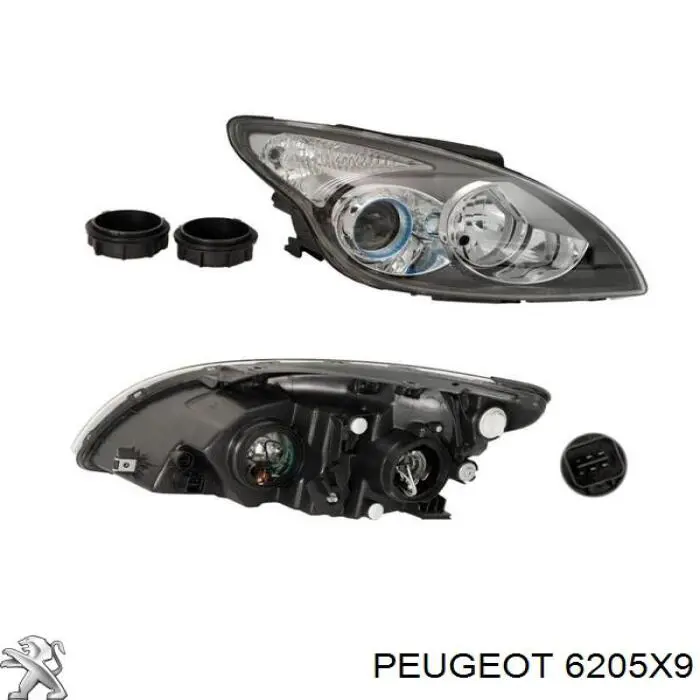 Luz direita Peugeot/Citroen 620659 preço, a partir de 162,22 USD