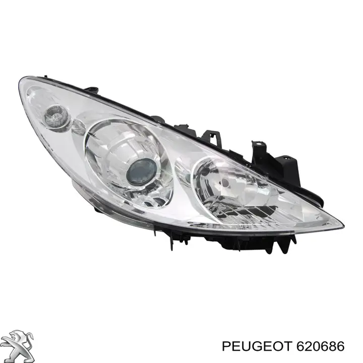 Luz direita Peugeot/Citroen 620686 preço, a partir de 131,10 USD