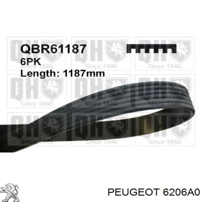 6206A0 Peugeot/Citroen Luz direita