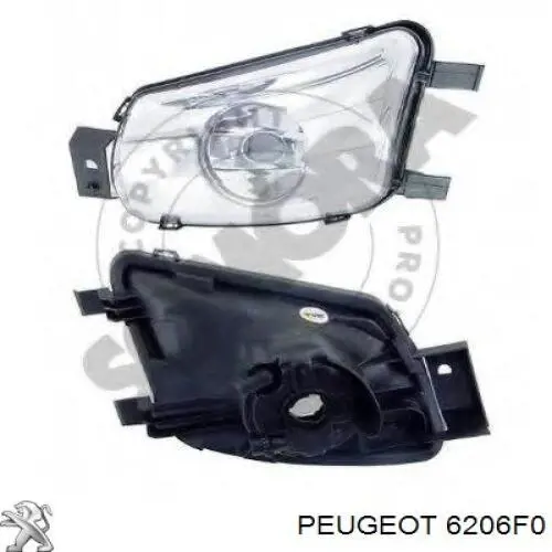 Luzes de nevoeiro direitas Peugeot/Citroen 6206F0 preço, a partir de 55,06 USD