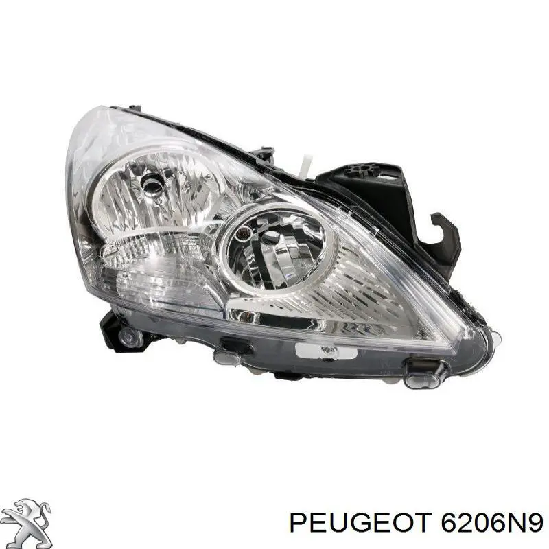 6206N9 Peugeot/Citroen Luz direita