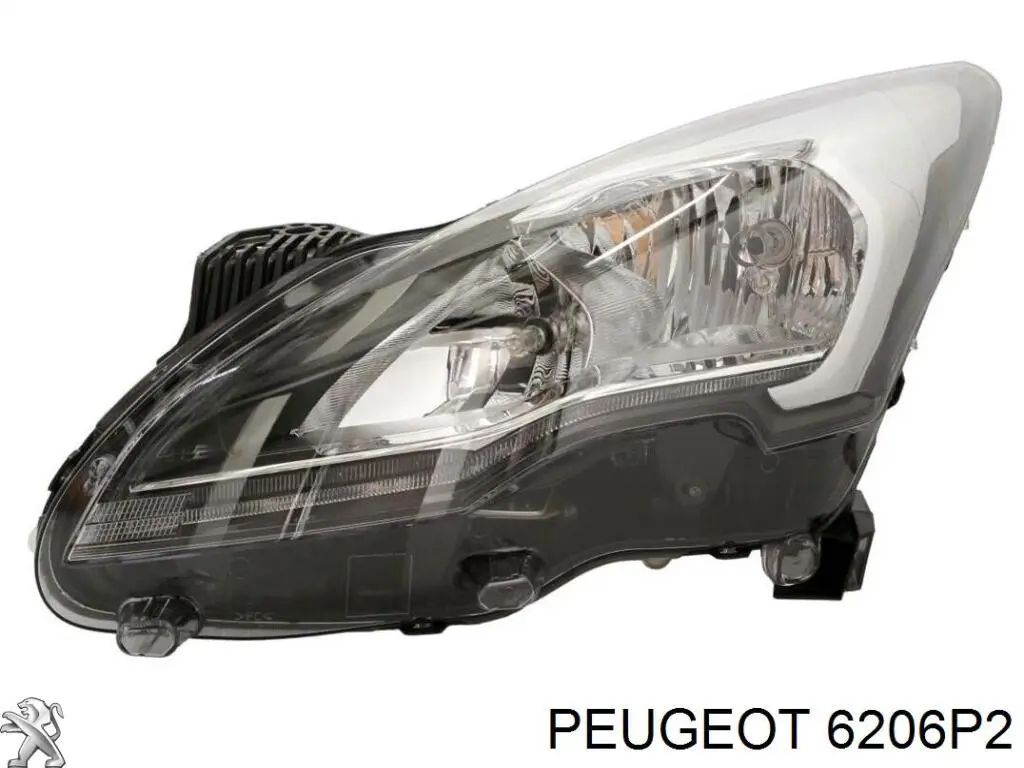 6206P2 Peugeot/Citroen Luz direita