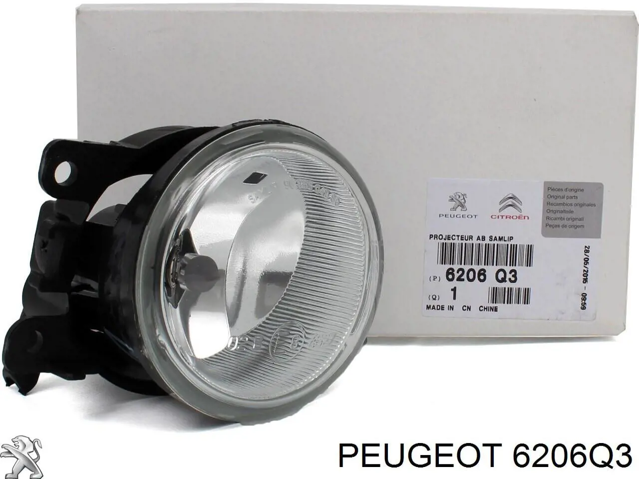 Luzes de nevoeiro esquerdas/direitas Peugeot/Citroen 6206Q3 preço, a partir de 68,02 USD