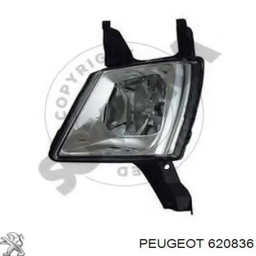 Compre 620836 Peugeot/Citroen Luzes de nevoeiro esquerdas