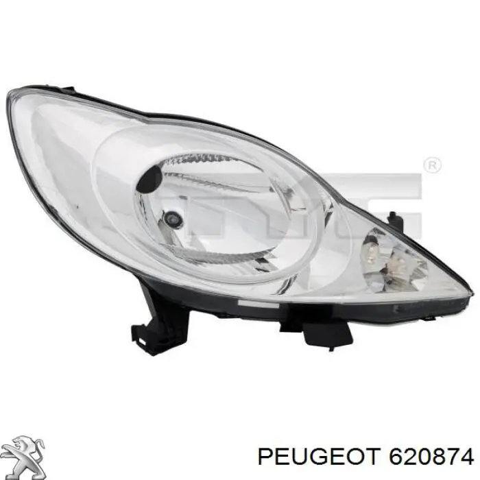 620874 Peugeot/Citroen Luz esquerda
