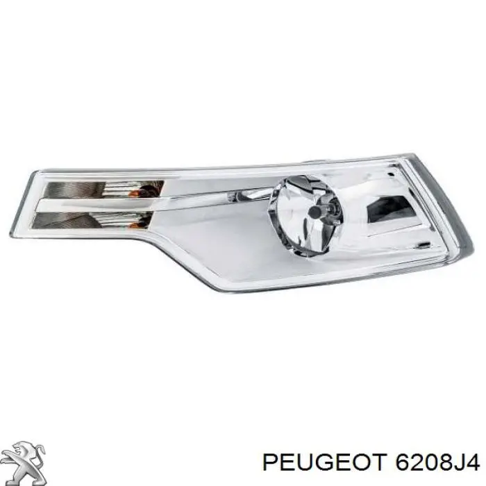 6208J4 Peugeot/Citroen Luzes de nevoeiro esquerdas