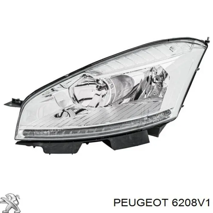 Luz esquerda Peugeot/Citroen 6208V1 preço, a partir de 194,36 USD