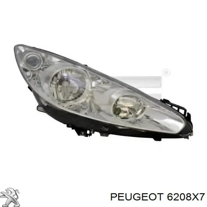 Luz esquerda Peugeot/Citroen 6208X7 preço, a partir de 2017,19 USD