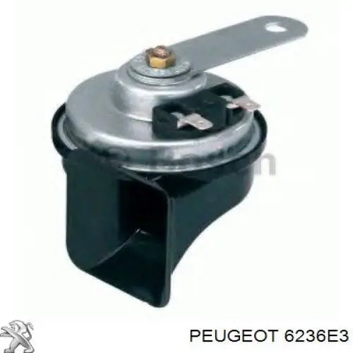 Sinal sonoro (cláxon) Peugeot/Citroen 6236E3 preço, a partir de 31,20 USD