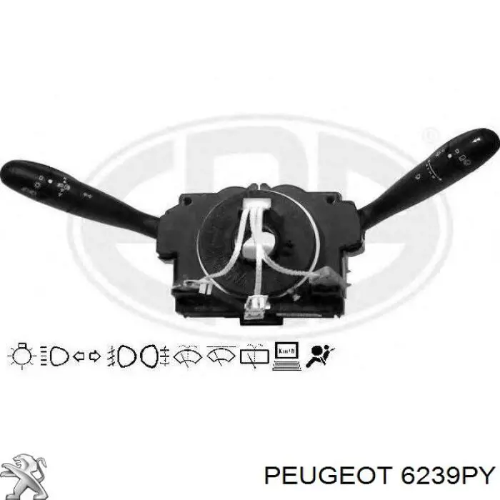 Compre 96477542XT Peugeot/Citroen Comutador instalado na coluna da direção, montado