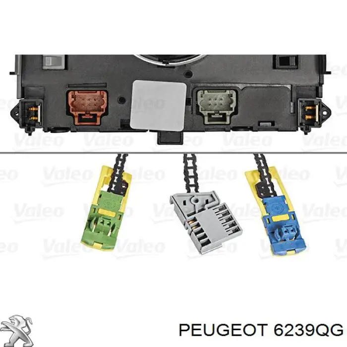 Comutador esquerdo instalado na coluna da direção Peugeot/Citroen 6239QG preço, a partir de 26,48 USD
