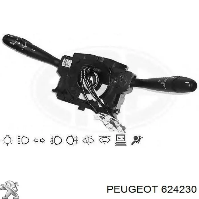 Comutador instalado na coluna da direção, montado Peugeot/Citroen 624230 preço, a partir de 500,80 USD