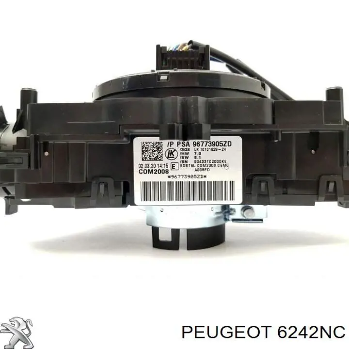 Comutador instalado na coluna da direção, montado Peugeot/Citroen 6242NC preço, a partir de 344,53 USD